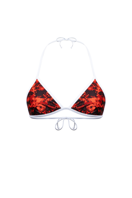 RED URBAN BIKINI TOP
